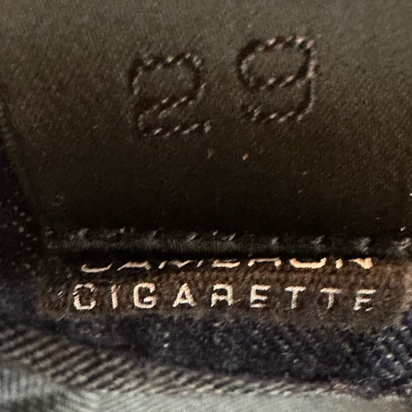 Vince Jeans Cameron Cigarette Leg, Stretch Denim Vintage Crease Wash Size 29 - Picture 4 of 7